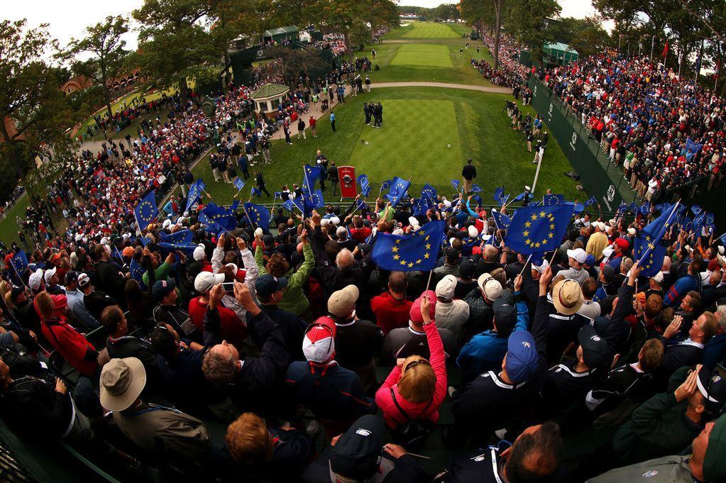 The 39th Ryder Cup at Medinah Country Club. The Ryder Cup will be played for the 40th time this year. (Photo: www.mirror.co.uk)