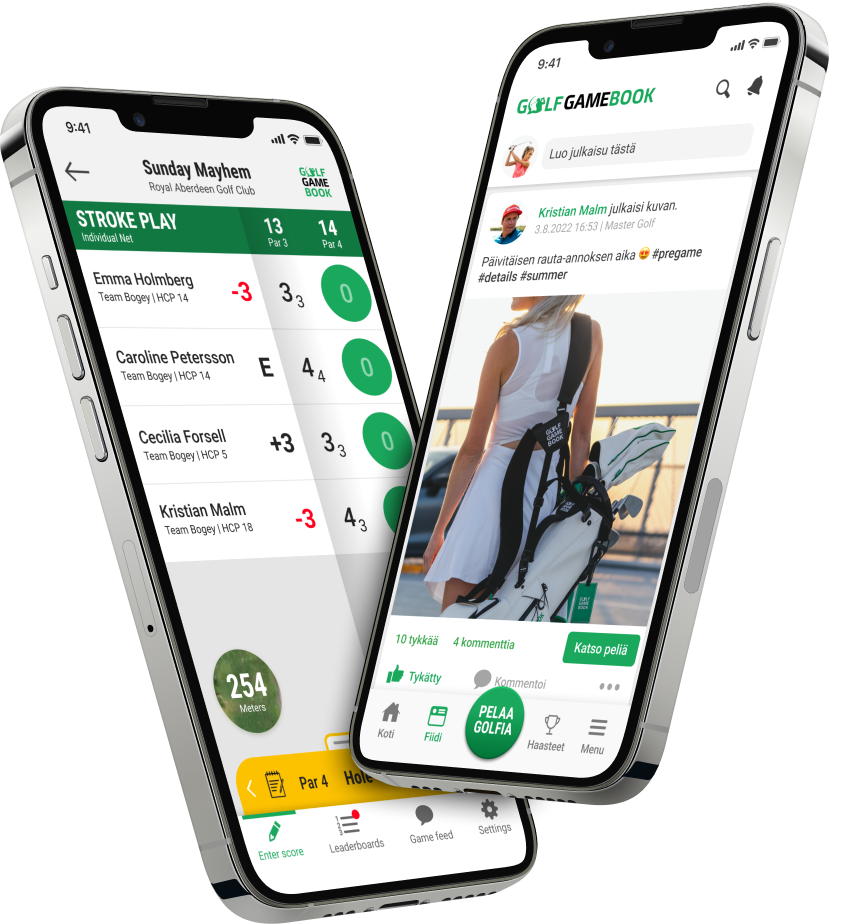 Golf GameBook - Live scoring and Social Feed